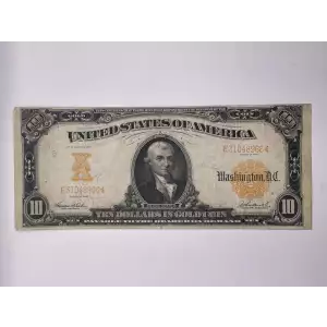 $10 1907 Gold Gold Certificates 1172