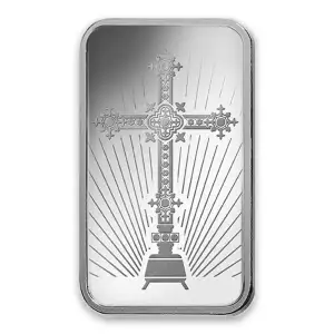 10g PAMP Silver Bar - Romanesque Cross (2)