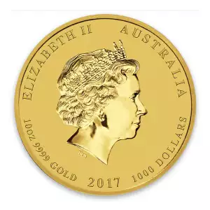 2017 10oz Australian Perth Mint Gold Lunar II: Year of the Rooster (2)