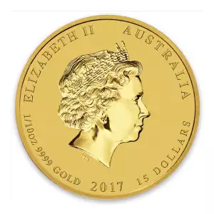 2017 1/10oz Australian Perth Mint Gold Lunar II: Year of the Rooster (2)