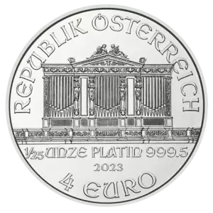 2023 1/25oz Austrian Platinum Philharmonic (2)