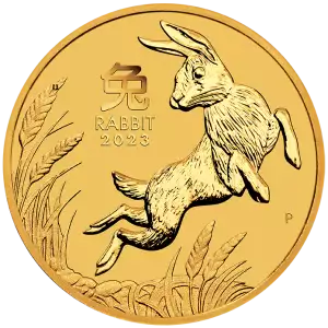 2023 1/2oz Australian Perth Mint Gold Lunar III: Year of the Rabbit (2)