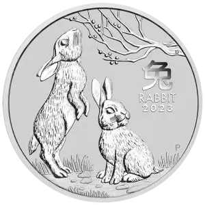 2023 1kg Australian Perth Mint Lunar Series III: Year of the Rabbit (2)