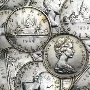 80% Canadian Silver Dollar (1958-1967)