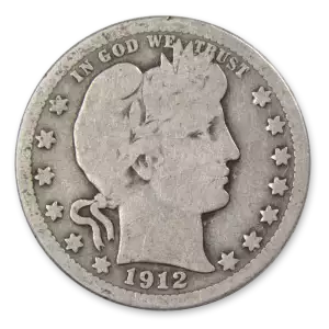 Barber Quarters - Circulated - $1 Face Value