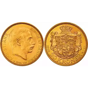 Denmark 20 Kroner Gold Coin