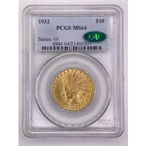 Eagles---Indian Head 1907-1933 -Gold- 10 Dollar