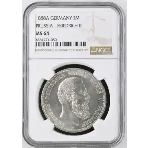 GERMAN STATES Silver 5 MARK