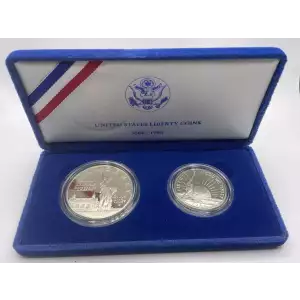 Government Commemorative Sets --- Statue of Liberty 1986 -Silver-  Set