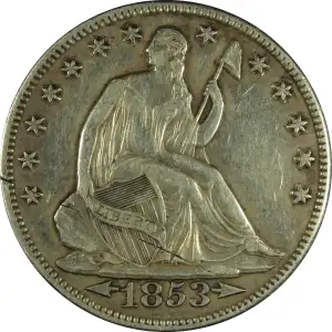 Half Dollars---Liberty Seated 1839-1891 -Silver- 0.5 Dollar
