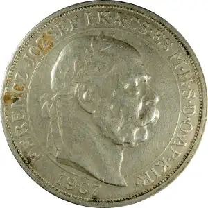 HUNGARY Silver 5 KORONA