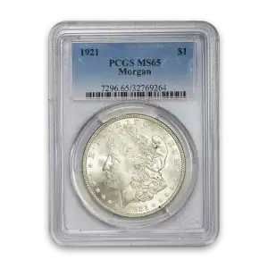 Morgan Dollar (1921) - PCGS - MS65