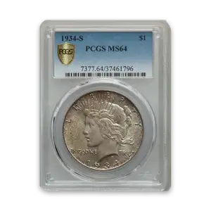 Peace Dollar (1922 - 1935) - PCGS - MS64