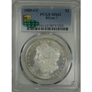 1880-CC $1 8/Low 7 (2)