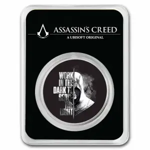 Assassin's Creed 1 oz Silver Coin - Work in The Dark To Serve The Light (4)