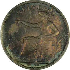 Switzerland 1/2 Frank Seated Helvectia (5)